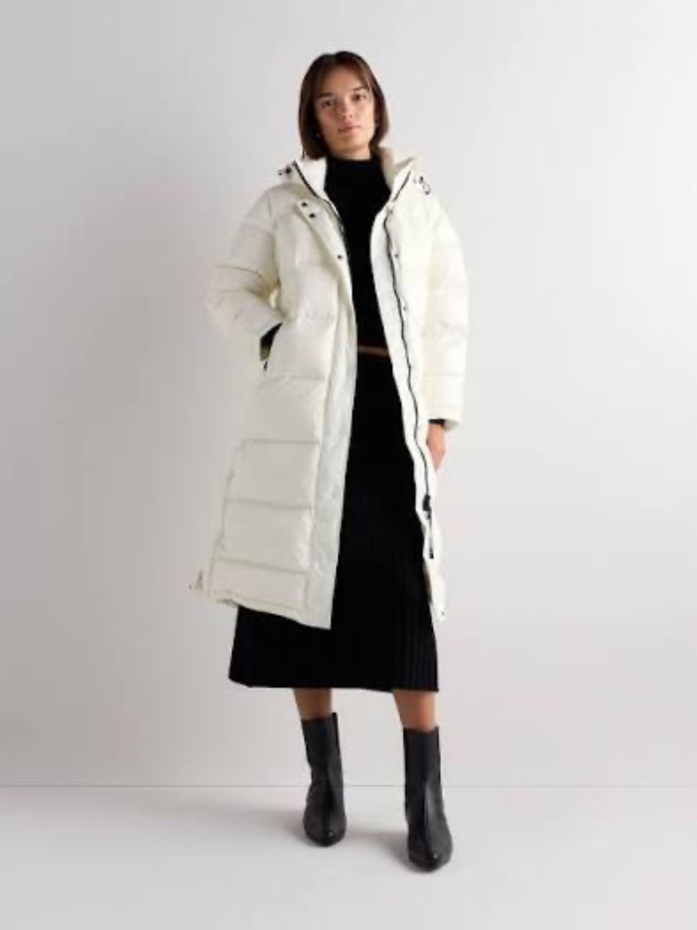 White Puffer Coat